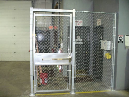 security fence enclosure