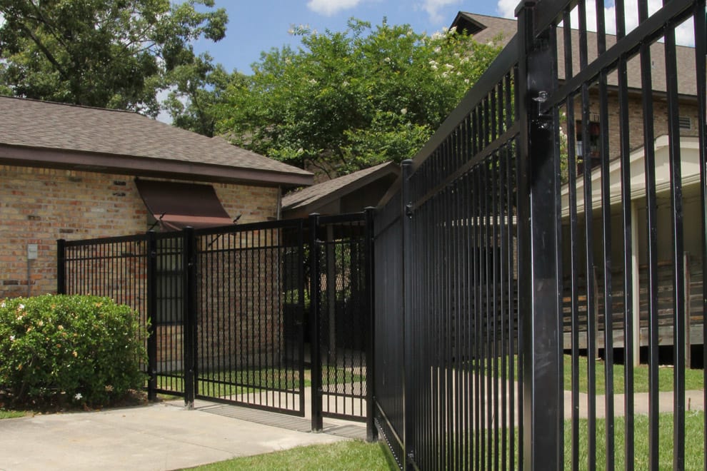 commercial iron fence